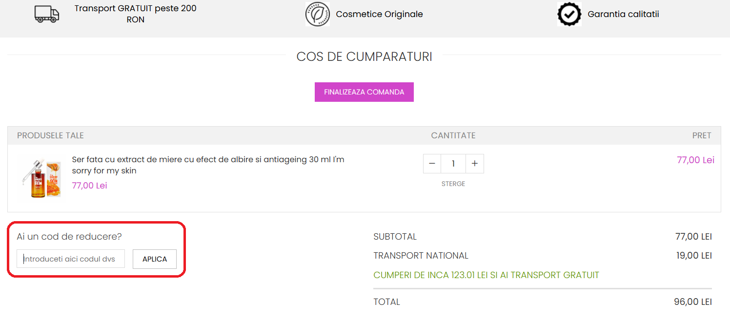 Cod reducere BeYOUtiful