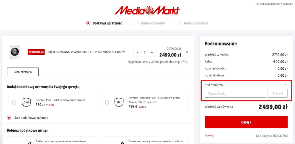 media markt kod rabatowy