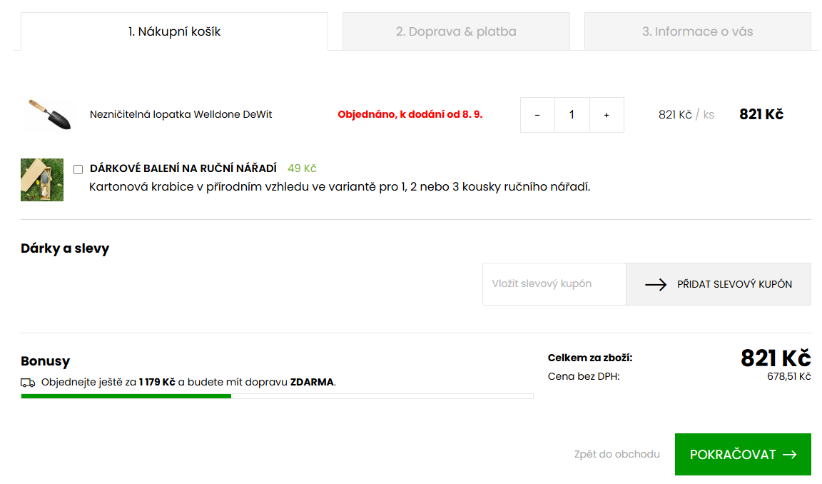 Poporostem slevový kód