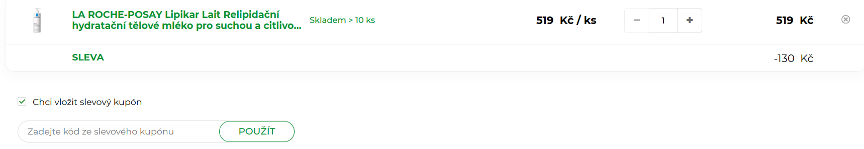 Alphega lékárna košík