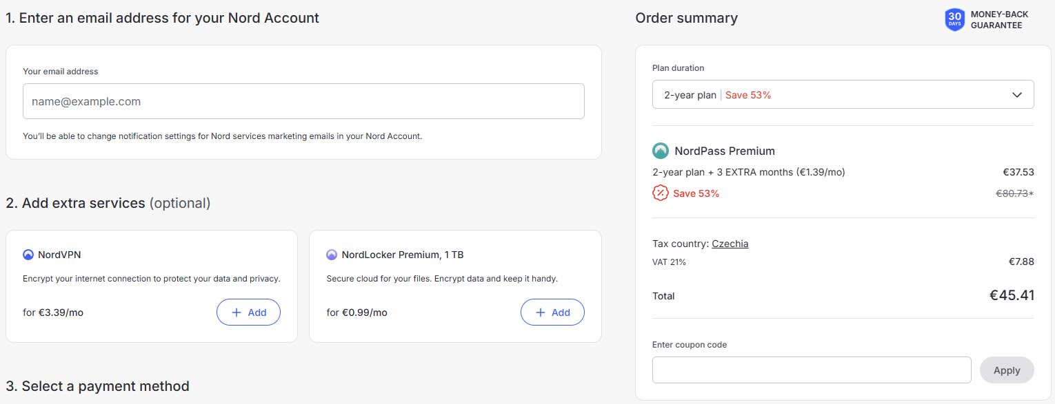NordPass slevový kód