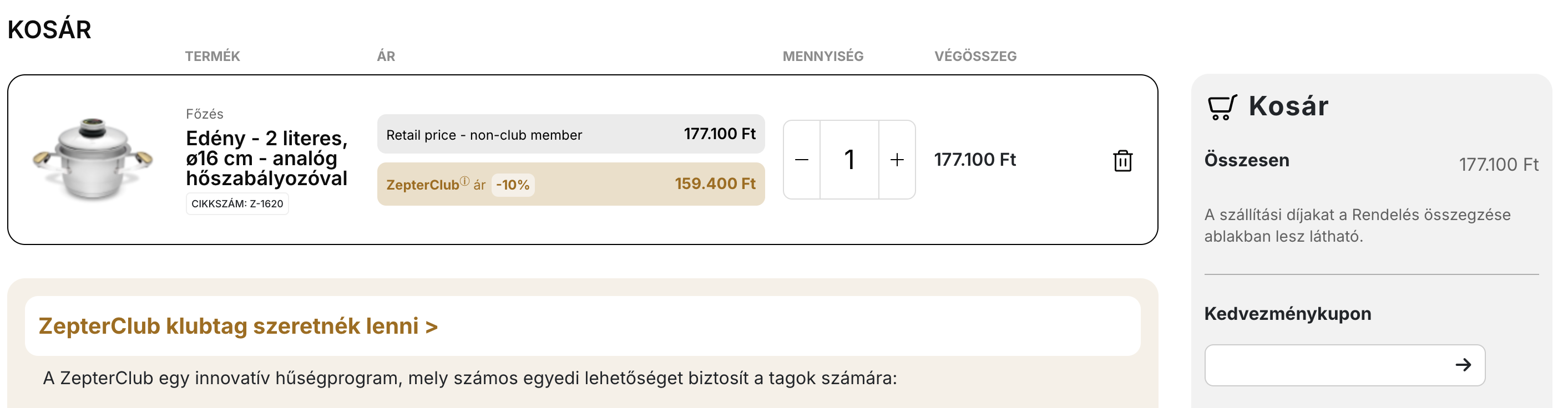 Zepter kupon