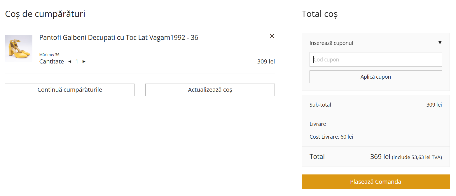 Cod reducere Vagam Shoes