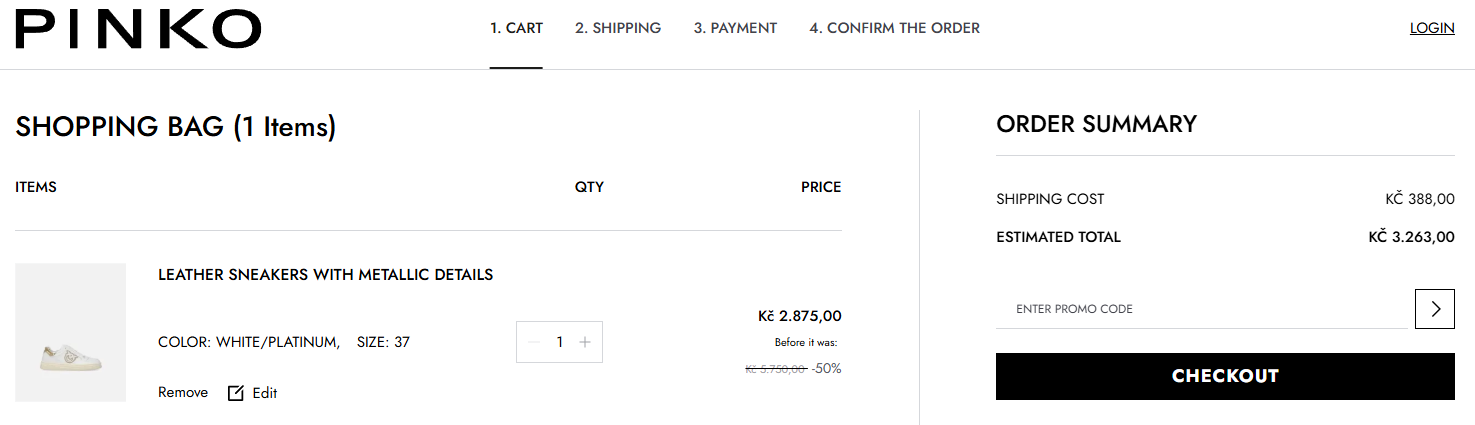 PINKO slevový kód