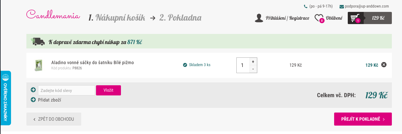 candlemania slevový kód