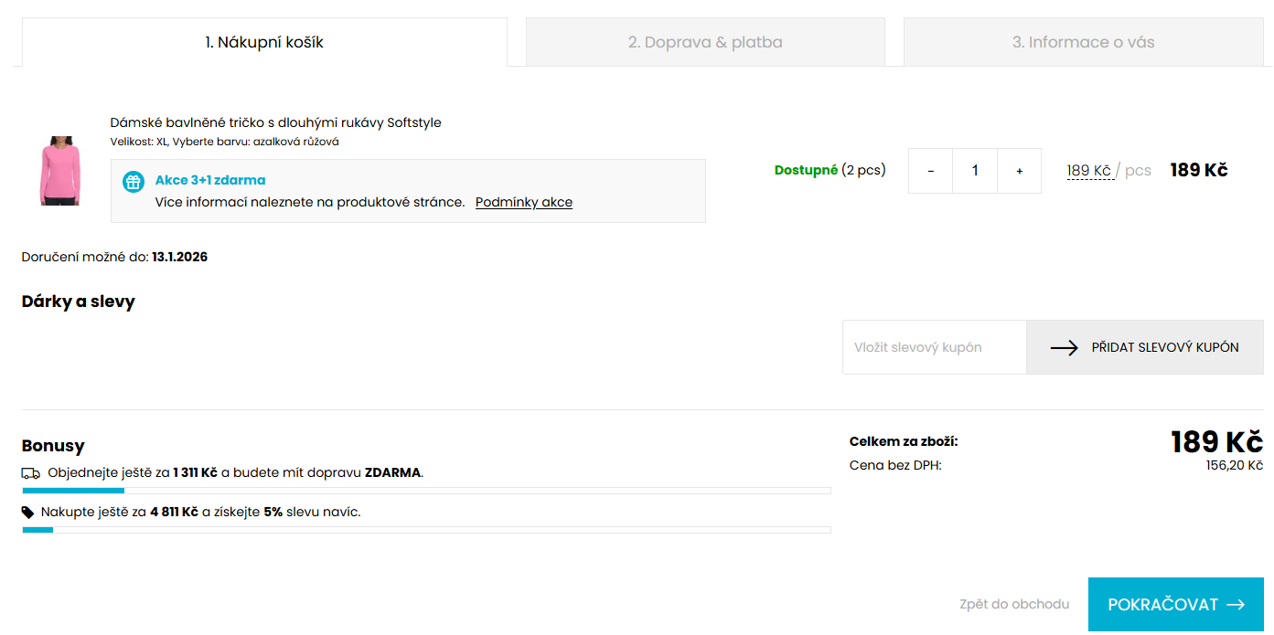 Levný textil slevový kód