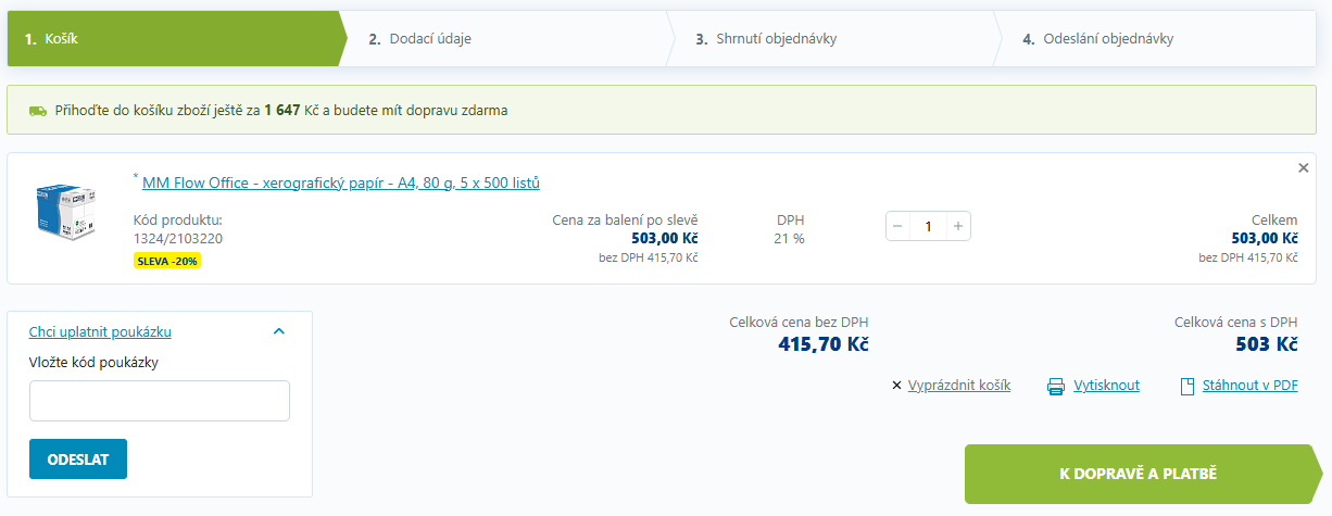 ACTIVA slevový kód