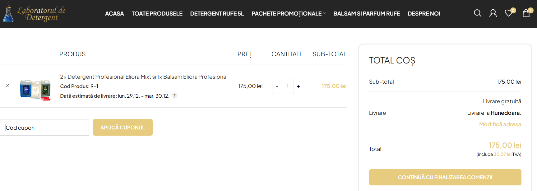 cod reducere LaboratorulDeDetergent