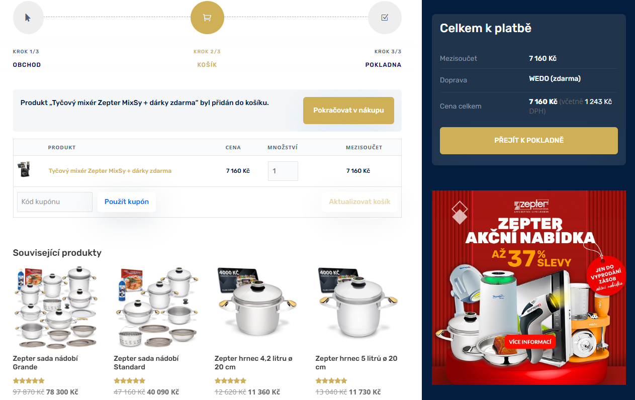 Zepter Club Live100 slevový kód