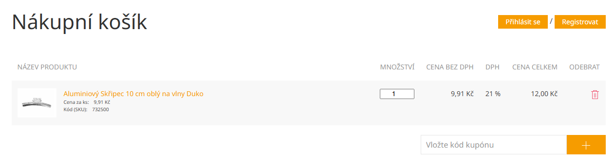 Vlasy-obchod slevový kód