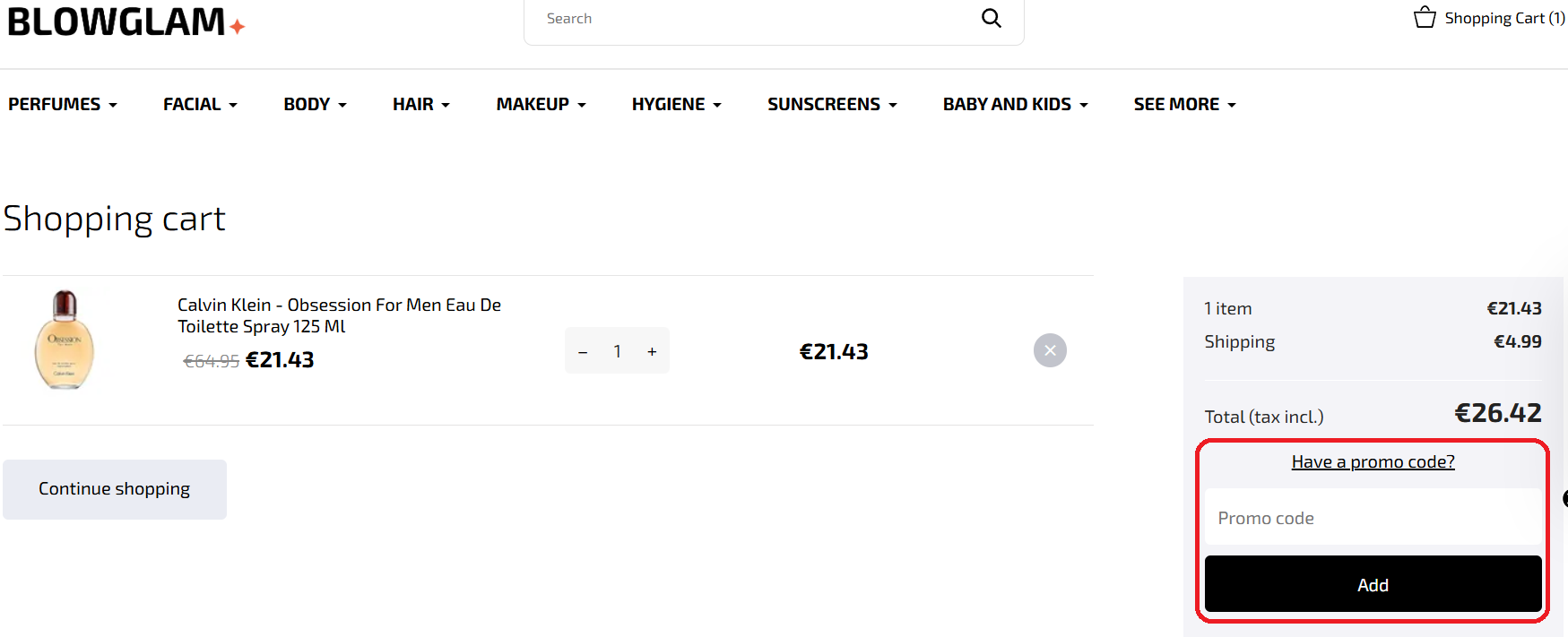 BlowGlam cod reducere