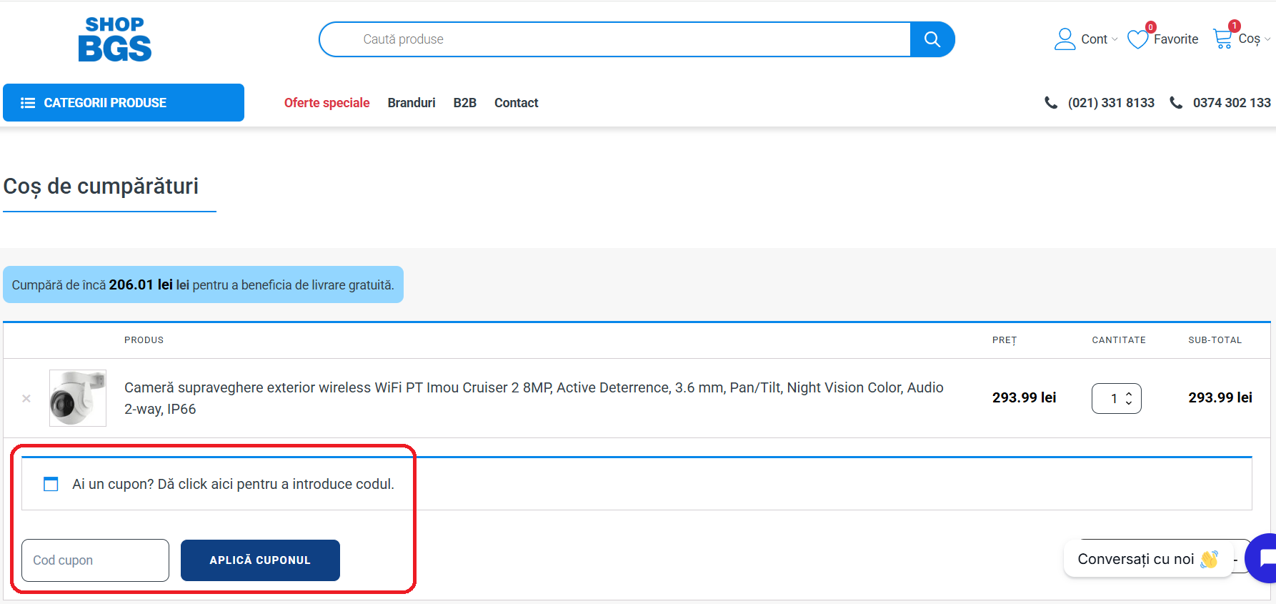 Cod reducere ShopBGS