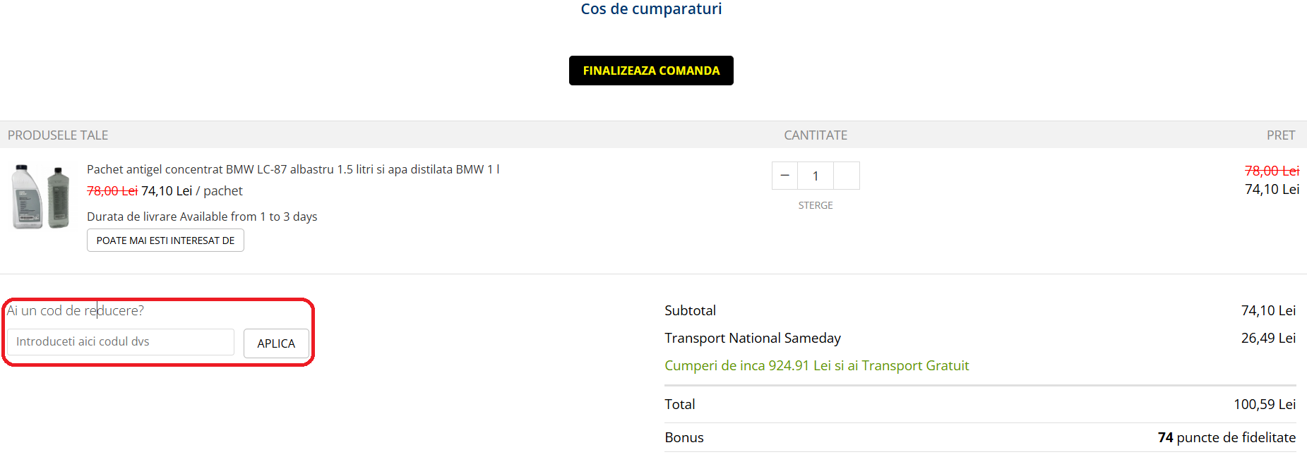 Cod reducere SXSAuto