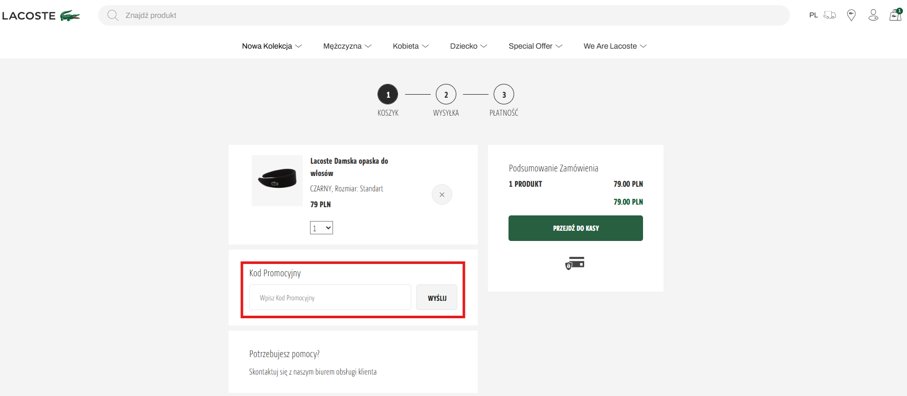 lacoste kod rabatowy