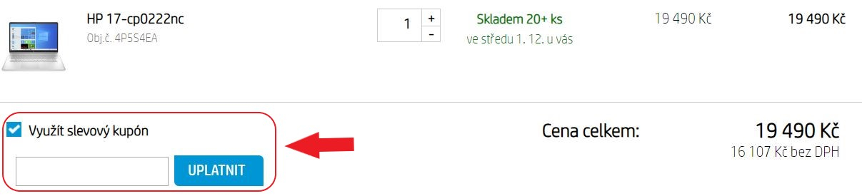 HPmarket slevový kód
