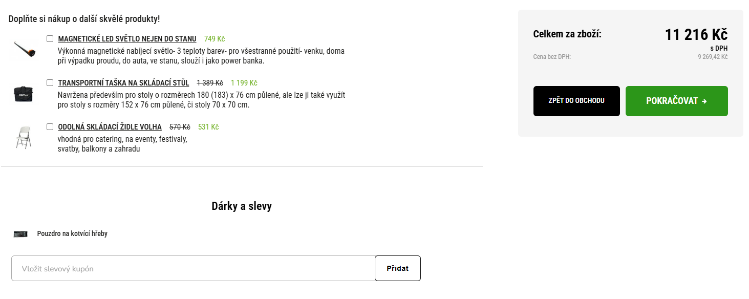 TENTino slevový kód