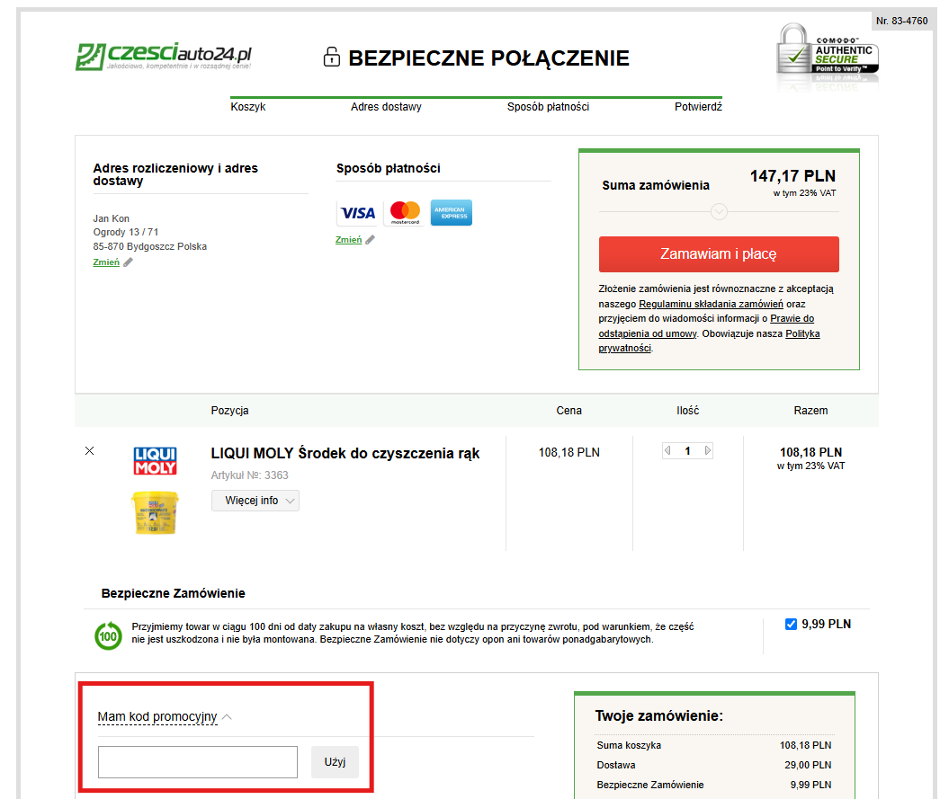 czesciauto24 kod rabatowy