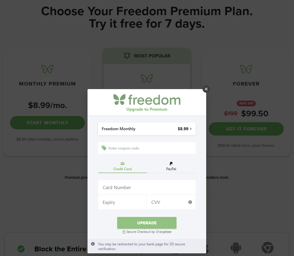 Freedom slevový kód