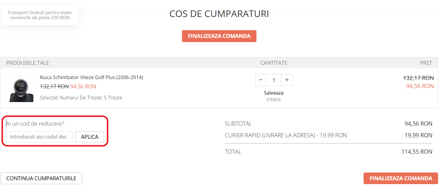 Cod reducere AutoMIV