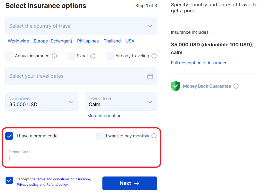 Cod reducere Auras Insure