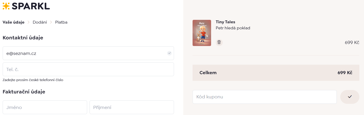 Sparkl slevový kód