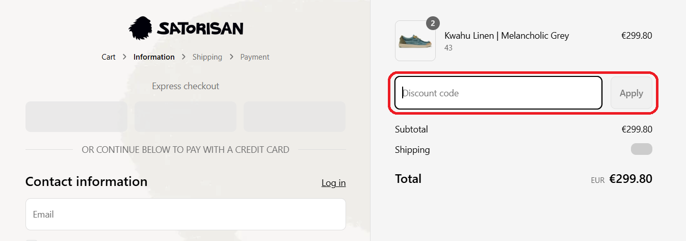 Cod reducere Satorisan