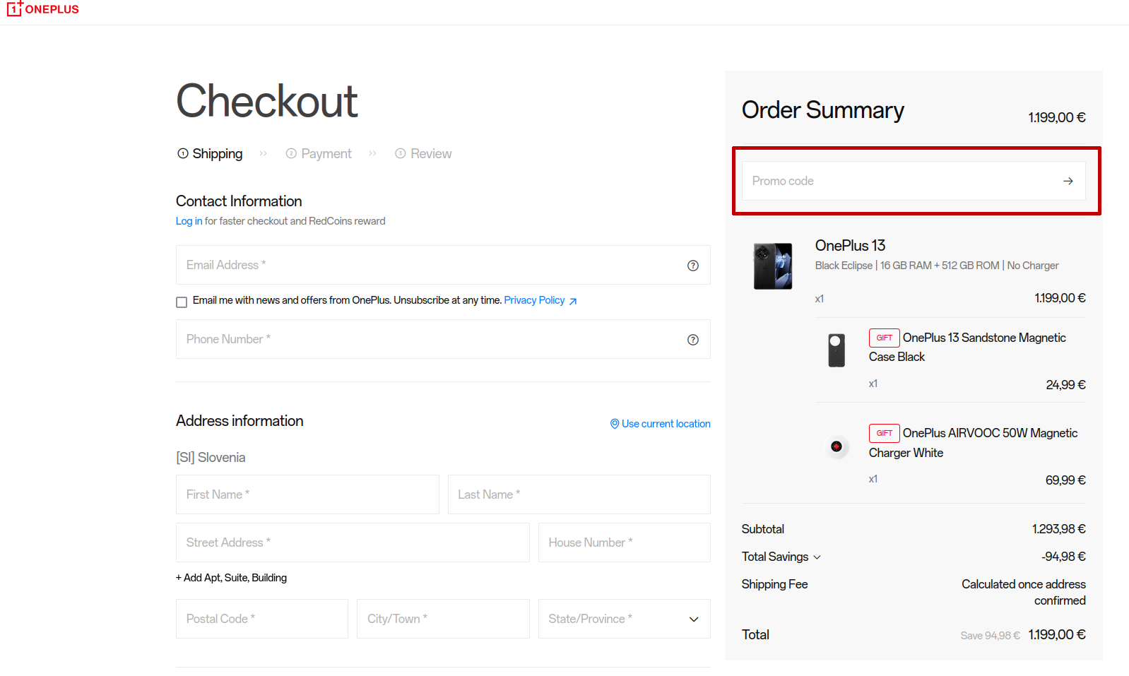 OnePlus koda za popust