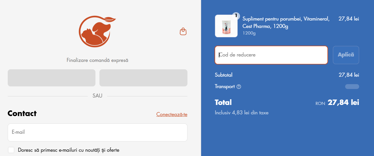 Cod reducere BravaPet