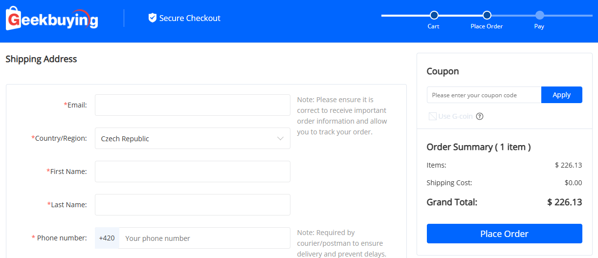 Geekbuying slevový kód