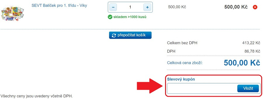 SEVT košík