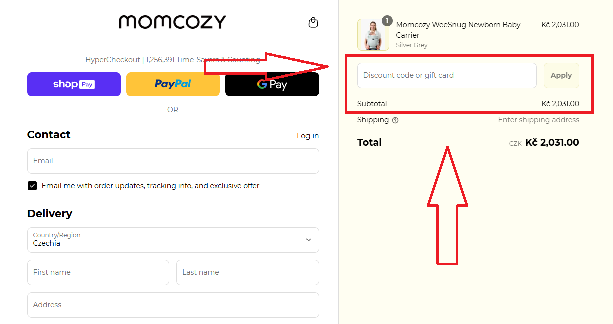 Momcozy slevový kód