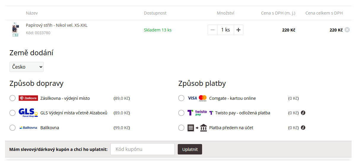 De-Park slevový kód