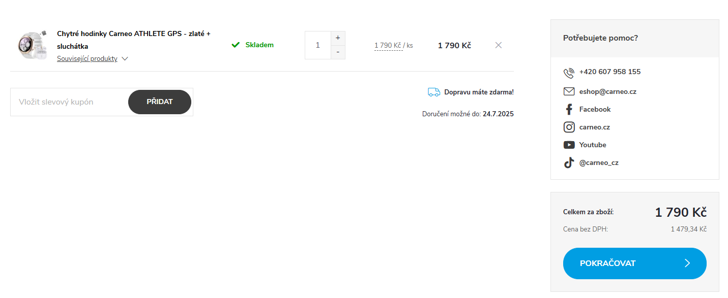 Carneo slevový kód