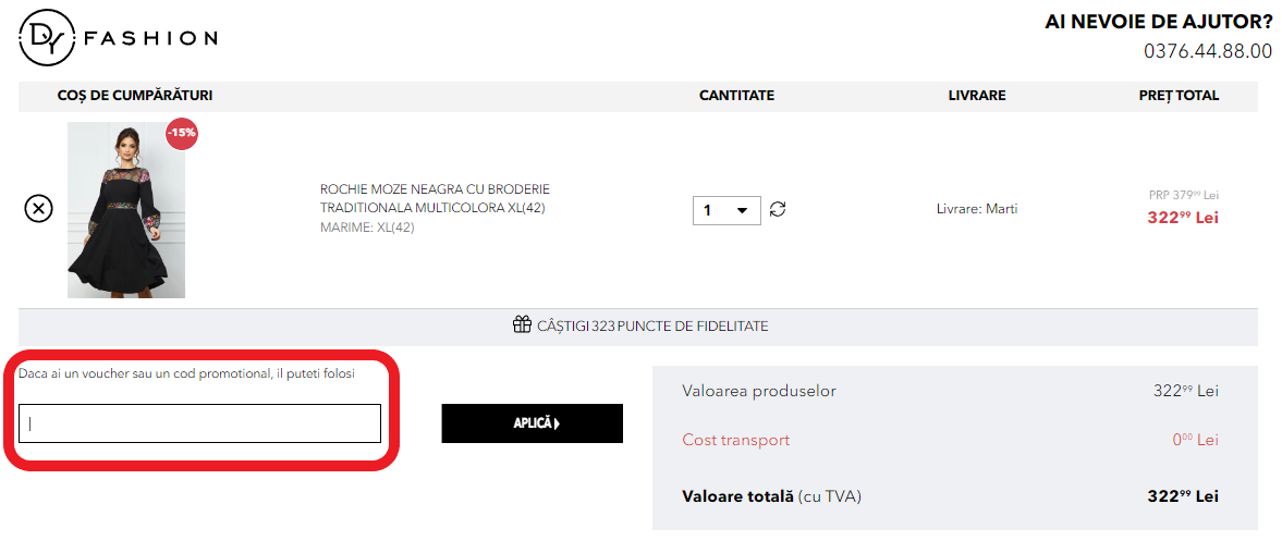 Cod reducere DYFashion