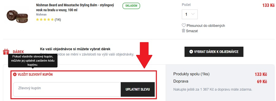 Barber servis košík