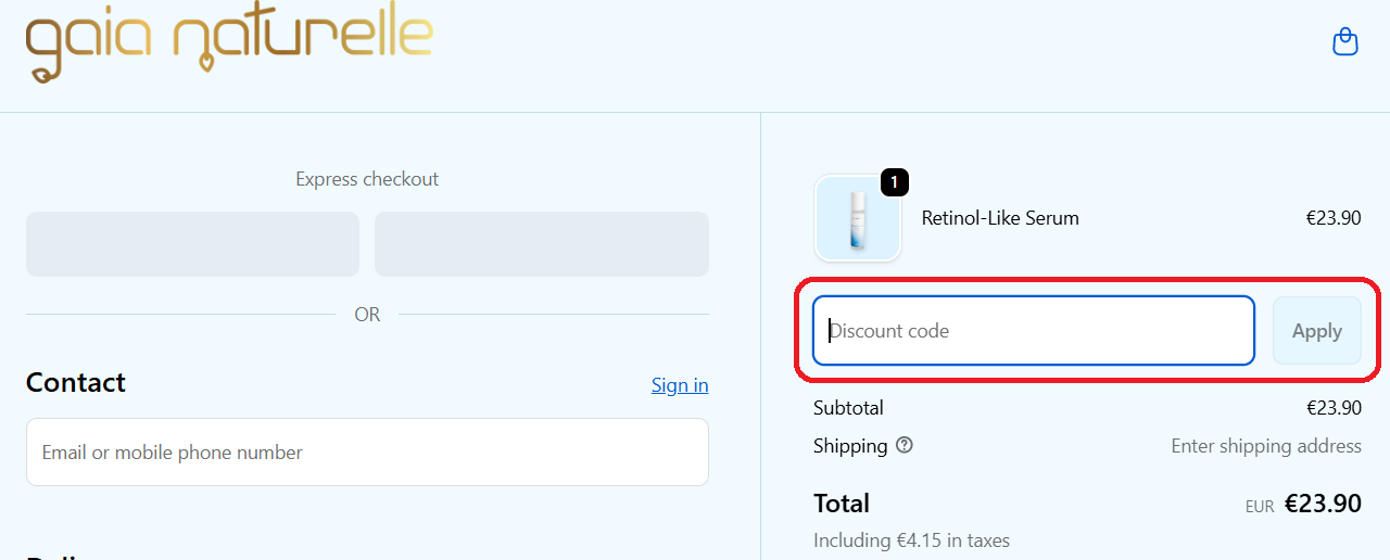 Cod reducere Gaia Naturelle