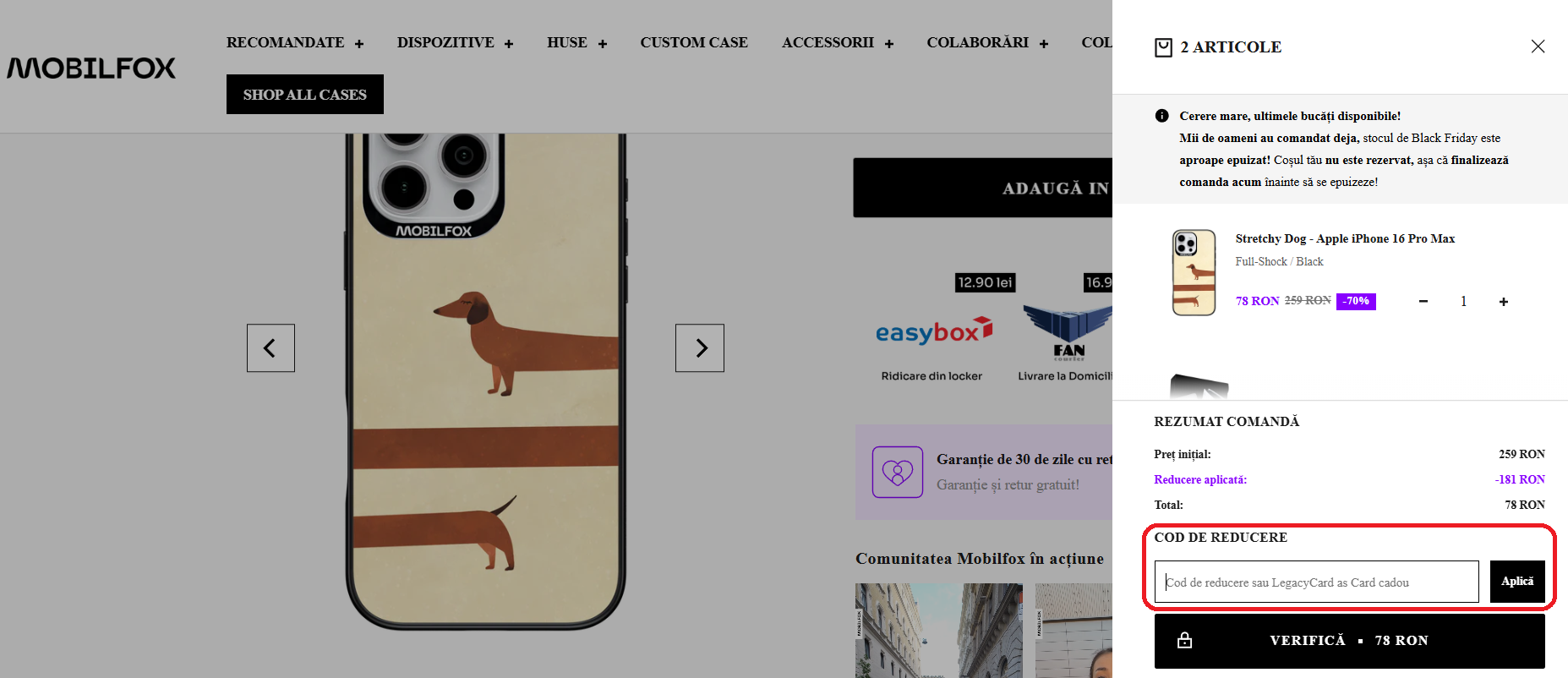 Cod reducere Mobilfox