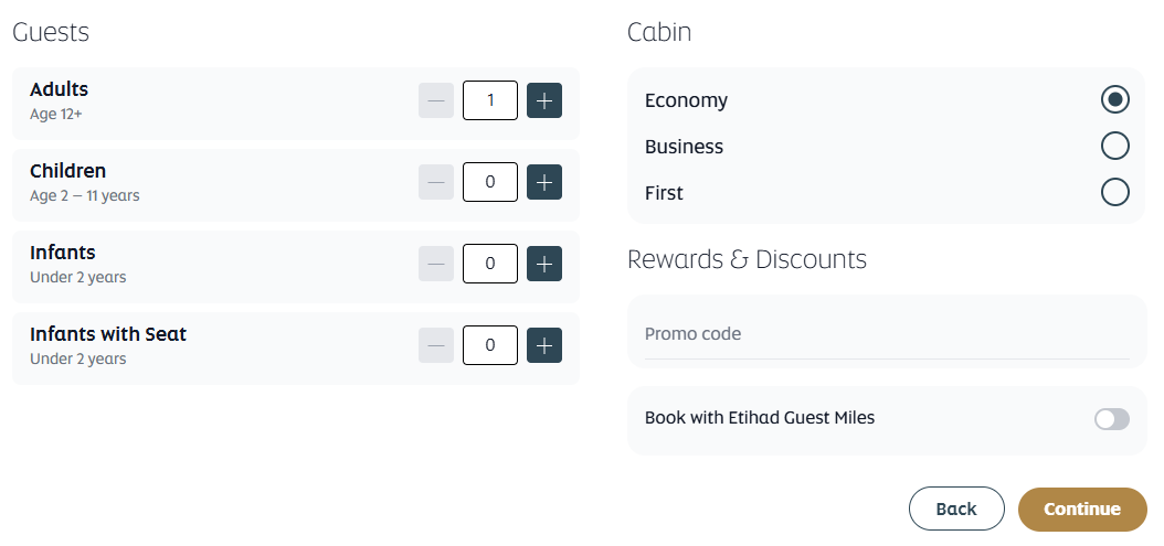 Etihad Airways slevový kód