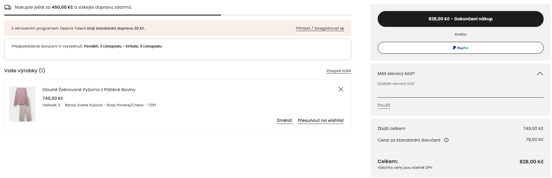 Tezenis slevový kód