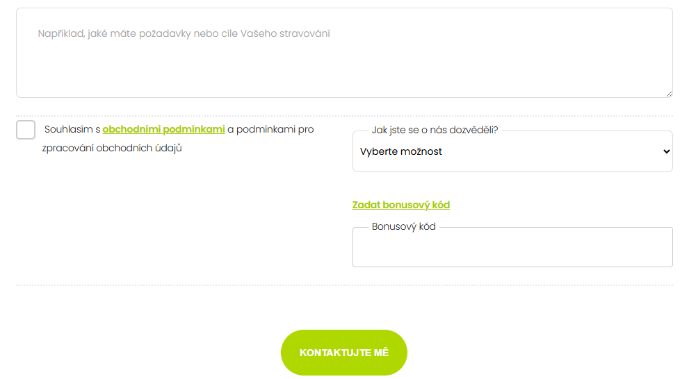 Slevový kód Zdravé stravování