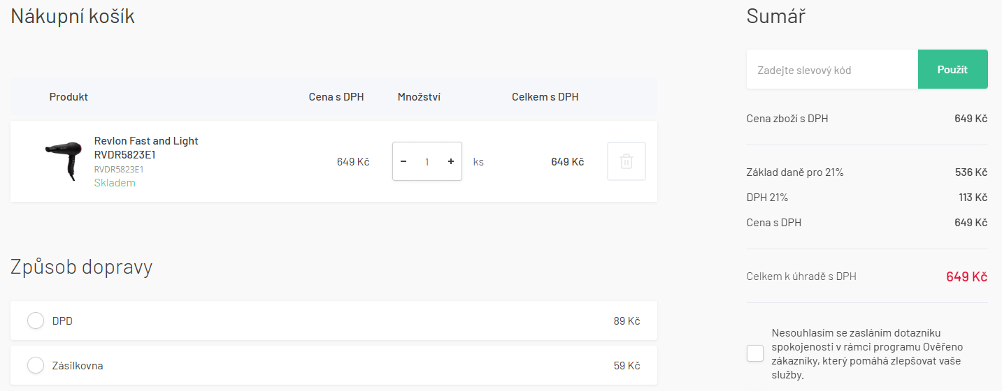 Volumizer slevový kód