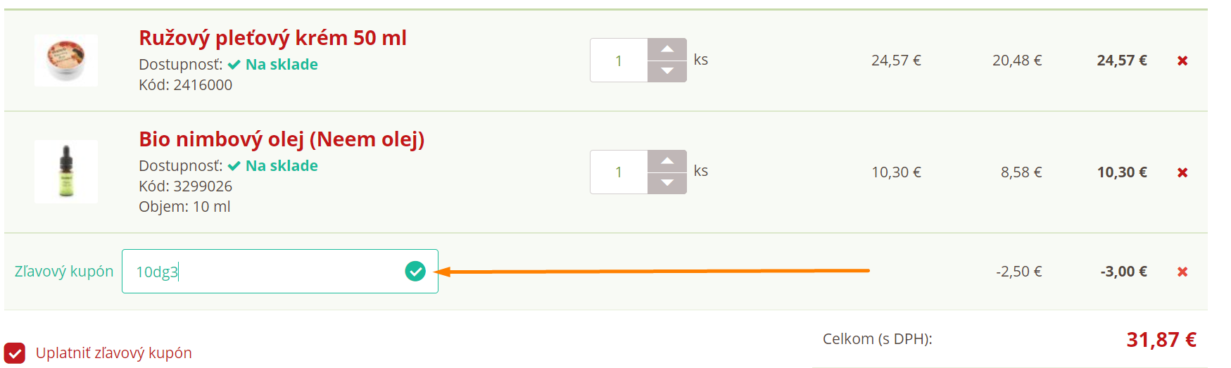 BIOnatural zľavový kód