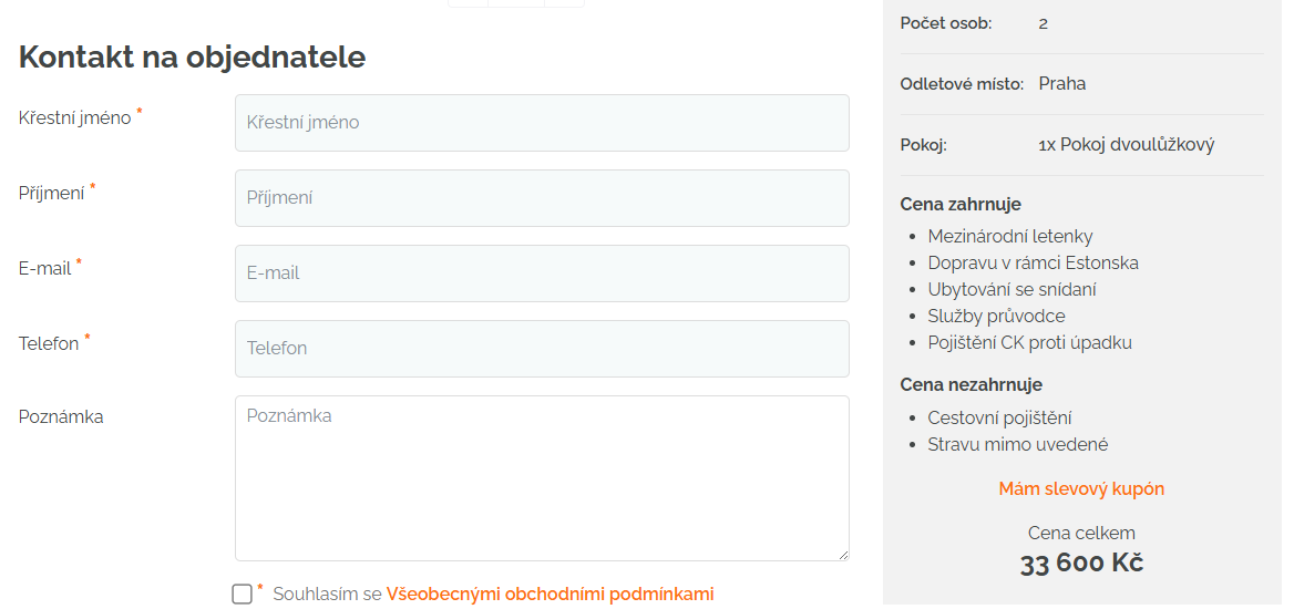 Excursia slevový kód