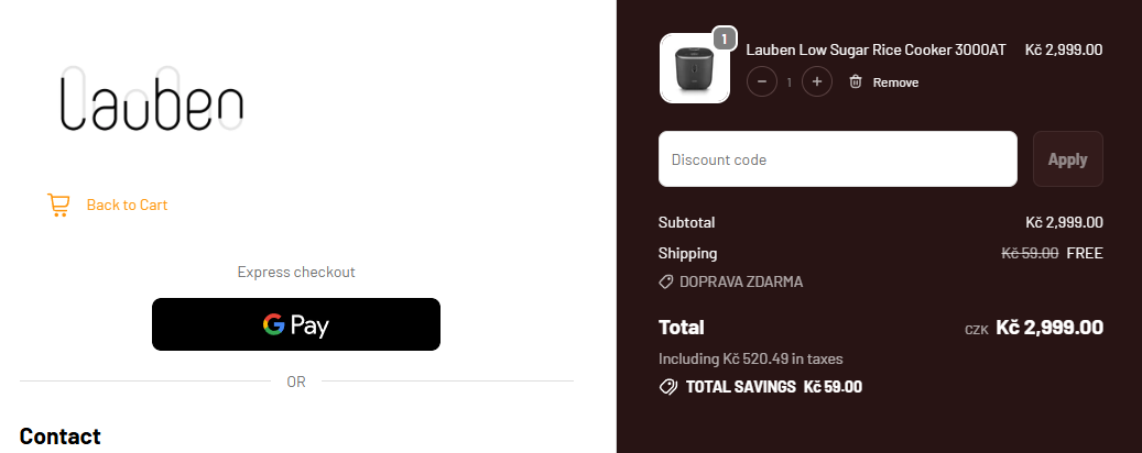 Lauben slevový kód