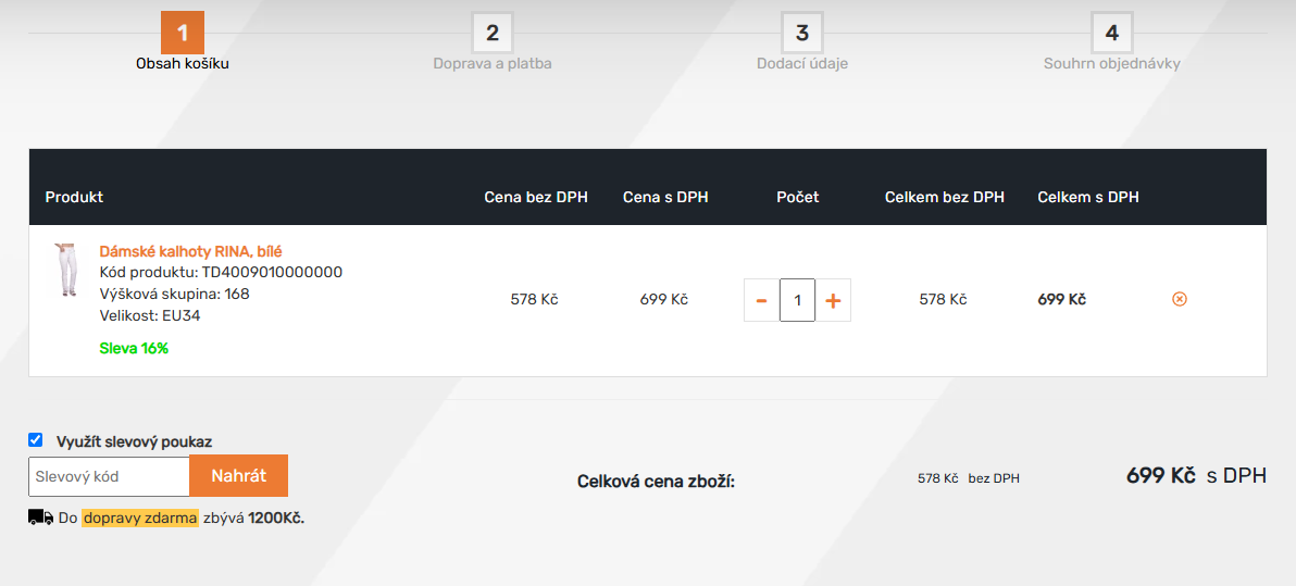 Tradetex slevový kód