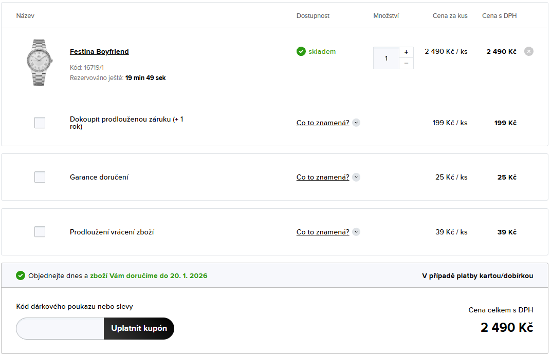 TimeStore.cz slevový kód