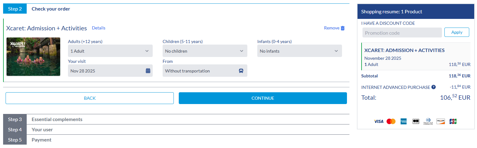 Xcaret slevový kód