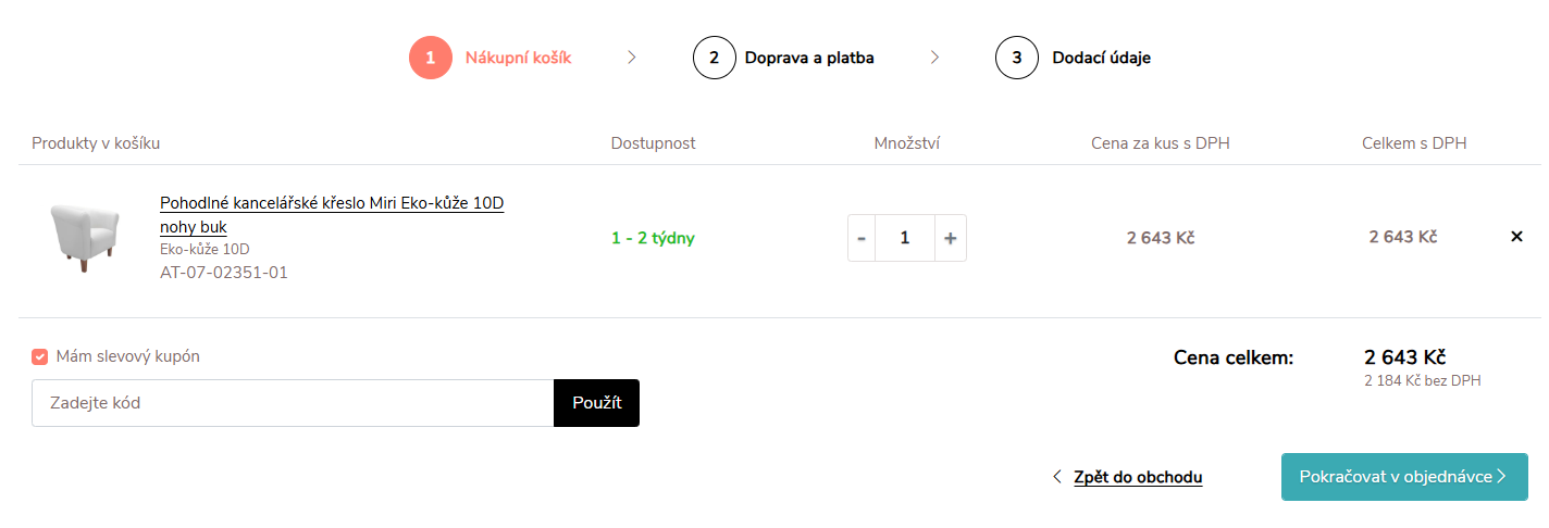 Procentov slevový kód