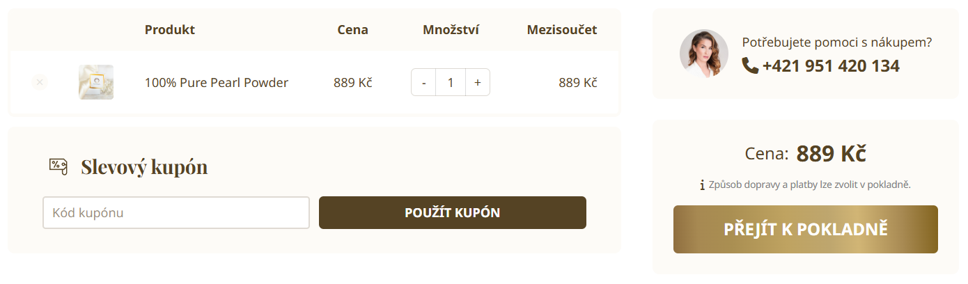 Feel Pearls slevový kód