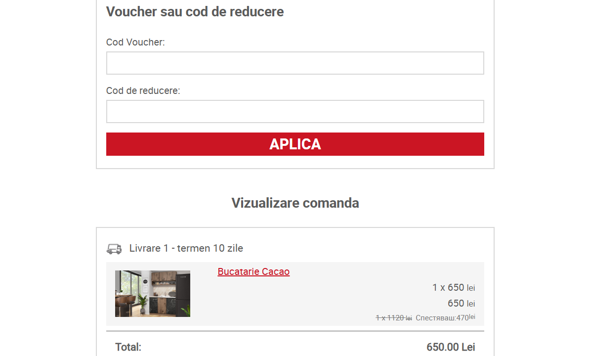 Cod reducere Vellea Home